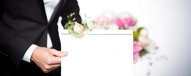 wedding banner mockup