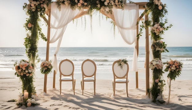 wedding ceremony on the beach