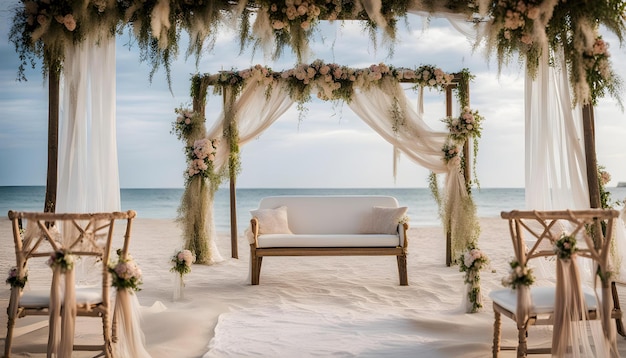 wedding ceremony on the beach