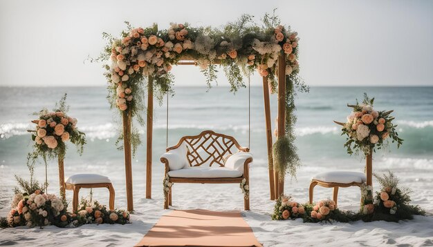 wedding ceremony on the beach