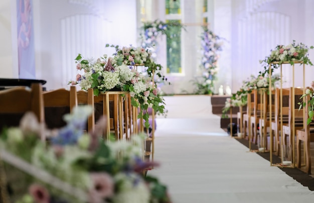 Wedding decorations weddingwedding wedding ceremony in churchbeautiful wedding archlive flowerschurch cross church for wedding ceremony