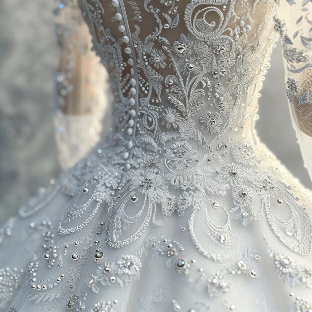 Wedding dress bridal gown