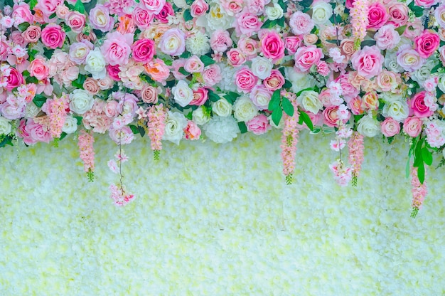 wedding flower decoration, flower backdrop background