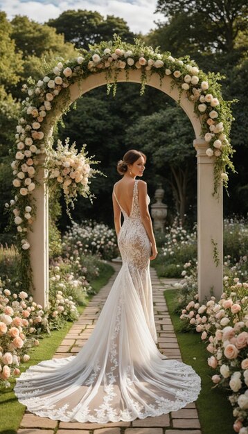 Photo wedding gown