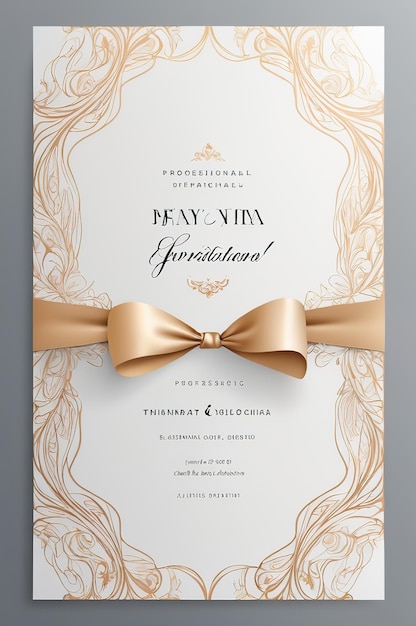 Photo a wedding invitation for the grand opening of the new york city