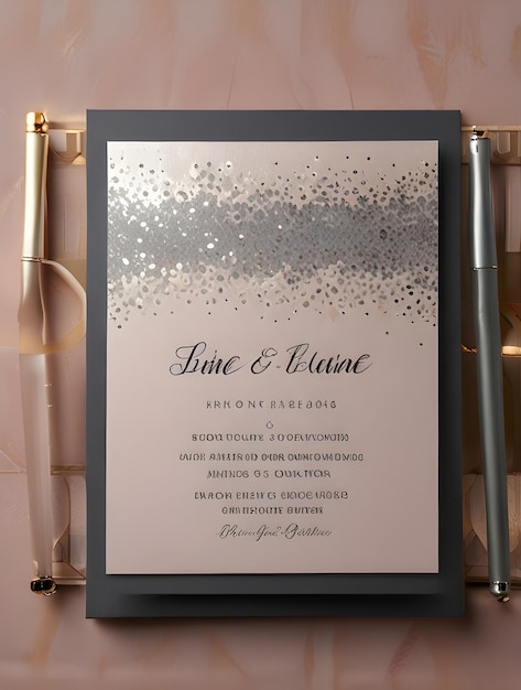 Wedding invitation greeting cards floral backgrounds templates with copyspace