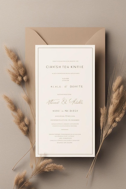 wedding invitation template