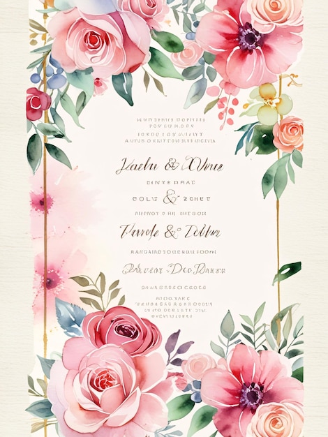 a wedding invitation for a young woman and her husband