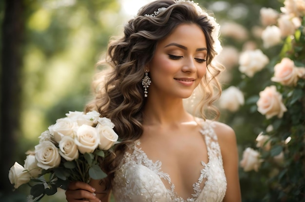 wedding photography of a bride