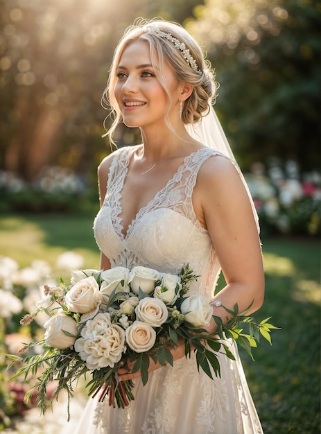 wedding photography of a bride