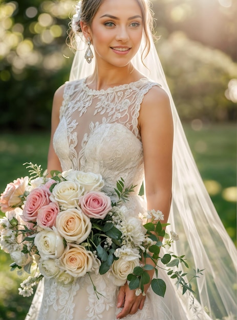 wedding photography of a bride