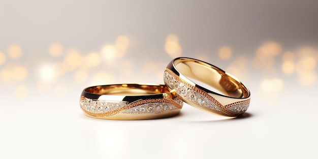 wedding rings background