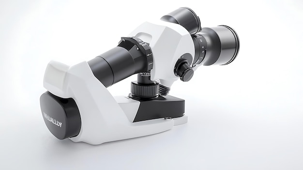 Welch Allyn PanOptic Plus ophthalmoscope a white background highlighting its use in eye examinations