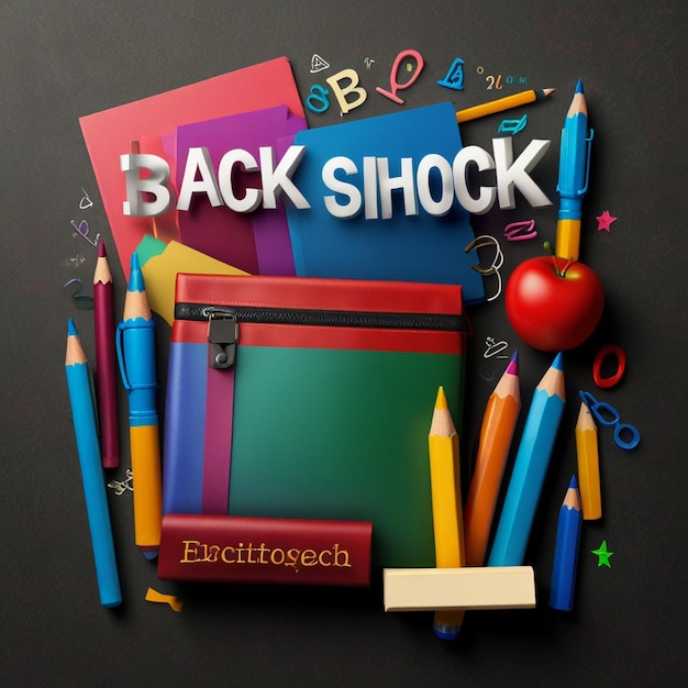 Welcome Back to school stationary background designs 2024