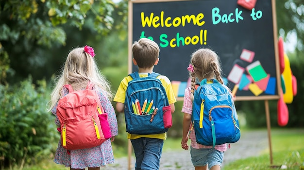 Photo welcome back to school