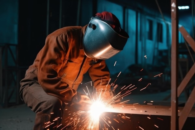 Welder uniform work Generate Ai