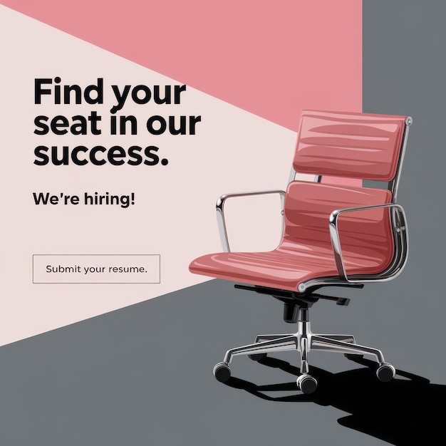 Were hiring social media design with a focus on success and recruitment