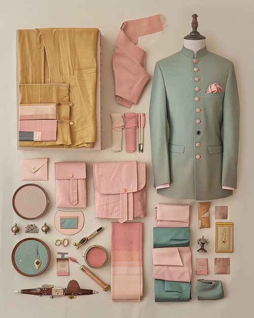 Photo wes anderson style muted pastel color palette