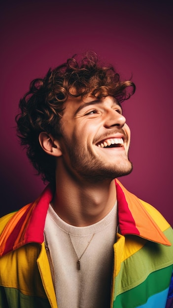 Western man with short curly hair wearing glasses