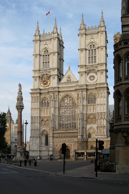 Photo westminster abbey is an anglican church in the city of westminster in london