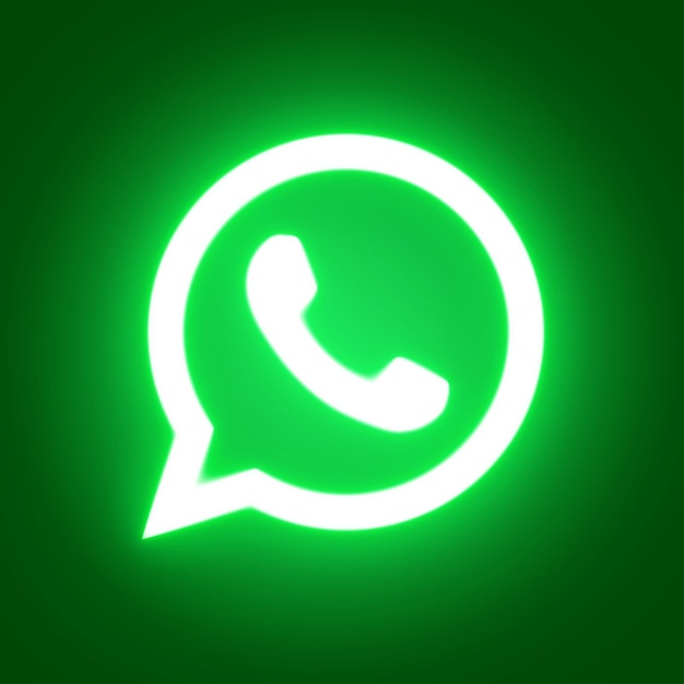 whatsapp neon green light, whatsapp glow in the dark