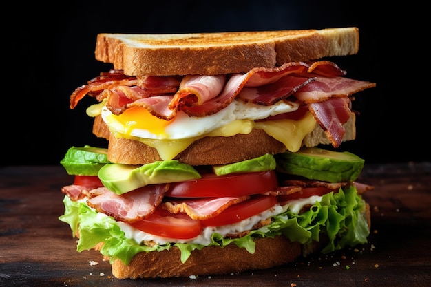 Wheat Bread Club Sandwich