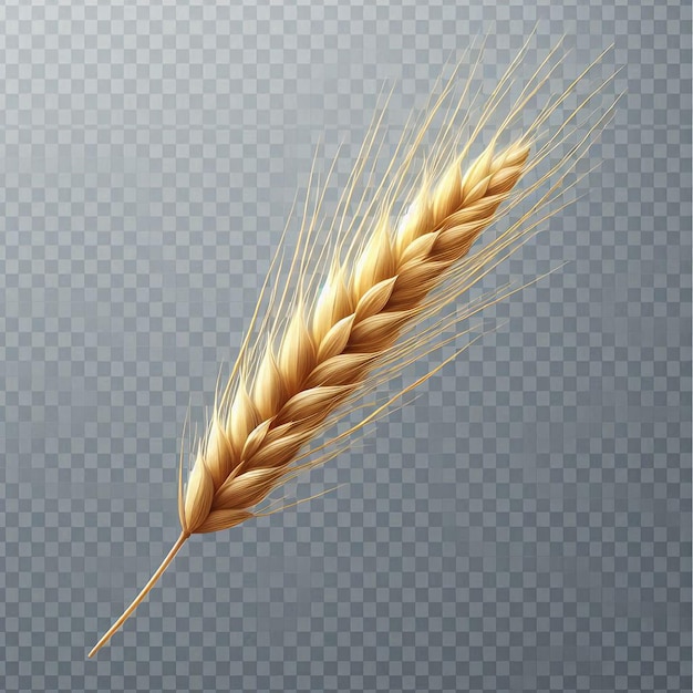 Wheat isolated on transparent background