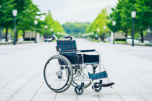 Wheelchair that no one is riding