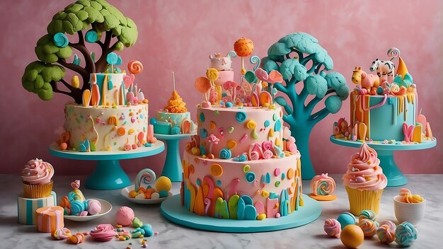 Whimsical Birthday Cakes Elegant Birthday Cakes Creative Birthday Cakes Decadent Birthday Cakes