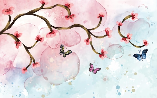 Whimsical Cherry Blossom Fantasy