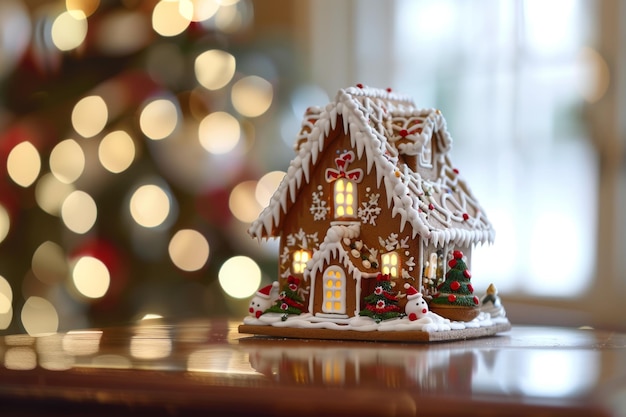 whimsical egg nog day gingerbread abode