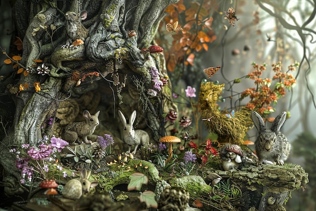 Whimsical Fantastical Forest A Tale of Enchantment