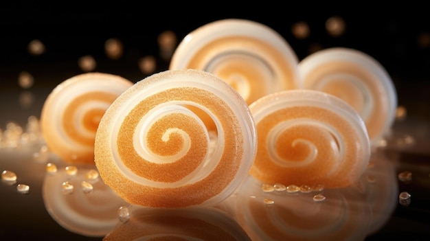 Whimsical spun sugar spirals expertly twisted into ornate spirals these sugar creations present a