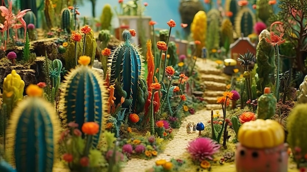 Whimsical Toy Garden Discover a Miniature World of Delight