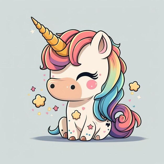 Whimsical Wonders The Adorable Unicorn