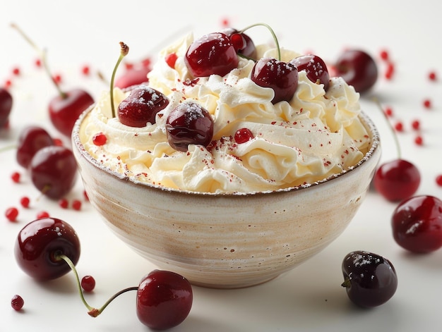 Whipped Cream and Cherries Delight