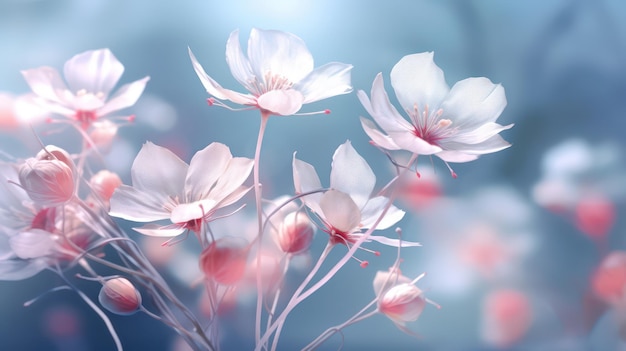 Whispering flowers with delicate and graceful blossoms