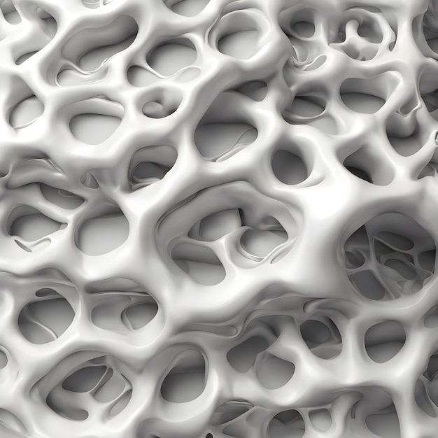 White 3d background generated by AI