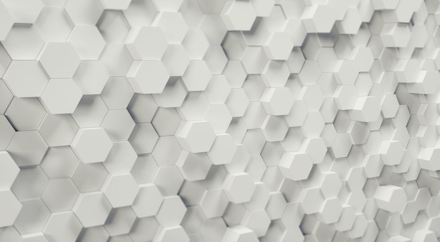 white 3D hexagons design structure background. ideal for websites and magazines layouts