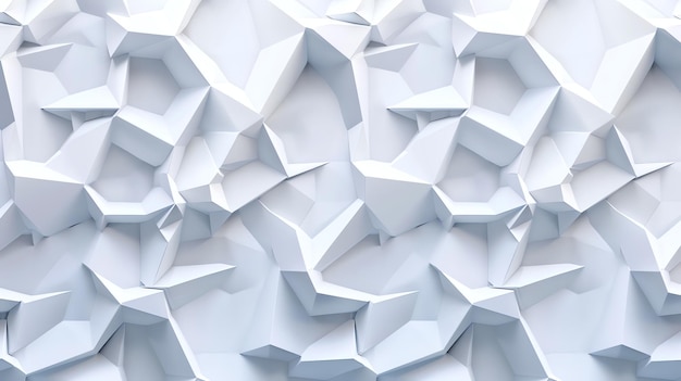 A white abstract geometric background