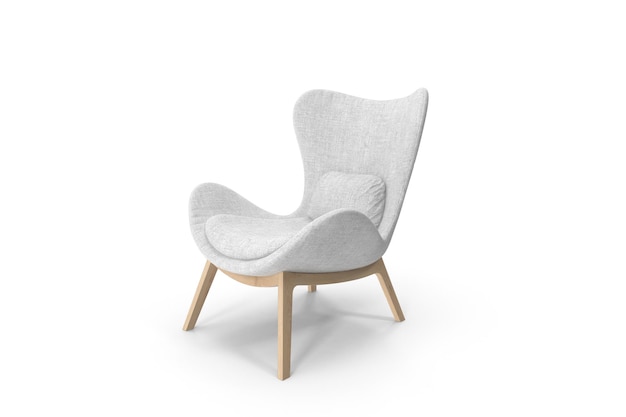 White Armchair