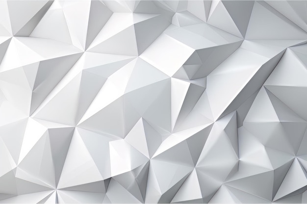 White background Abstract triangle texture Generative ai