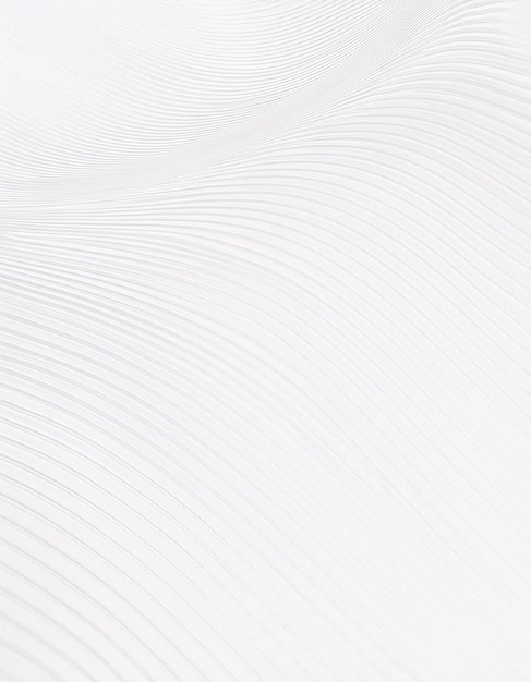 A white background featuring an elegant illustration of waves with a beautiful bending pattern