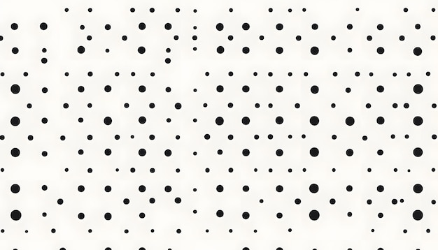 a white background with black dots and dots