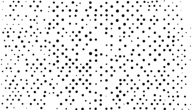 a white background with black dots and dots