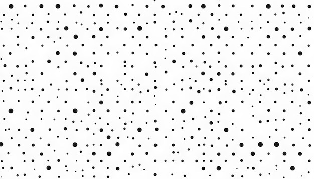 a white background with black dots and dots