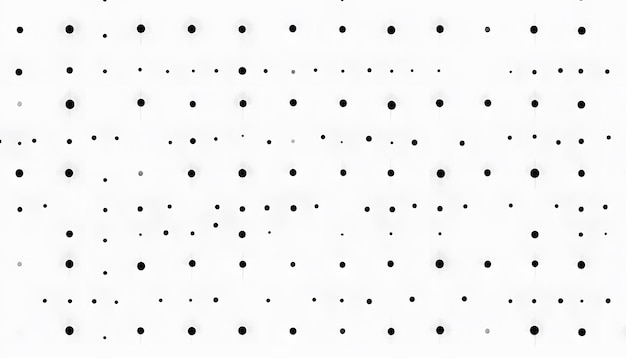 a white background with black dots and dots