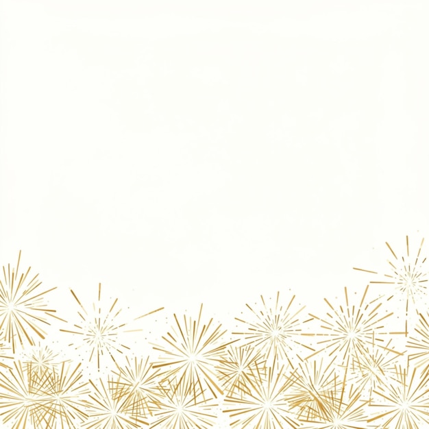 a white background with a gold flower pattern on it