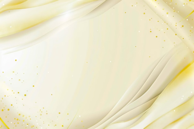 A white background with gold swirls