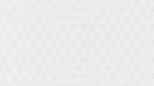 White background with hexagons